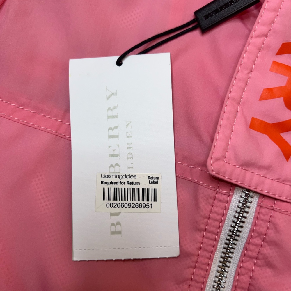 Burberry Pink Rain Jacket NWT!!! - Picture 4 of 12